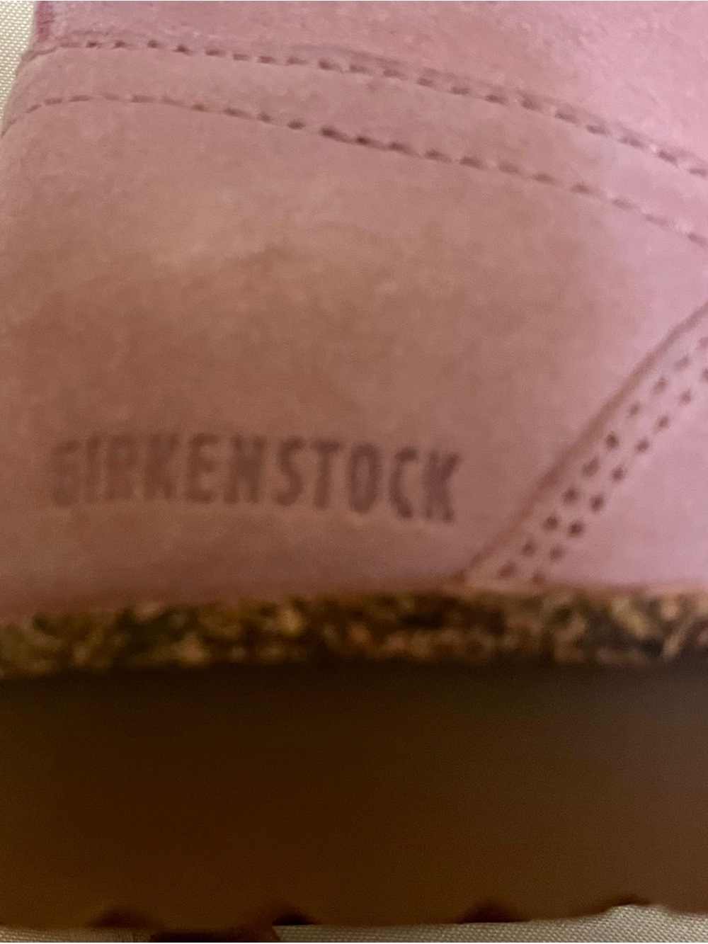Rare Birkenstock Pink Suede Lace up Boots Size 39/ 8 Brown Rubber Footbed NWOT - Picture 11 of 15